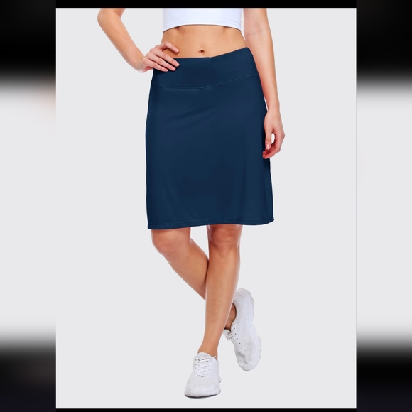 NWT - Willit Sport Women's Knee Length Sports Skort Size XXL Navy - Picture 14 of 16